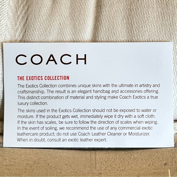 NWT Coach Poppy Mink Fur and Leather Trim Evening Bag -- RARE!! - Picture 13 of 15